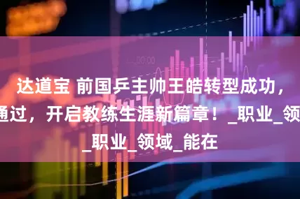 达道宝 前国乒主帅王皓转型成功，考编获通过，开启教练生涯新篇章！_职业_领域_能在